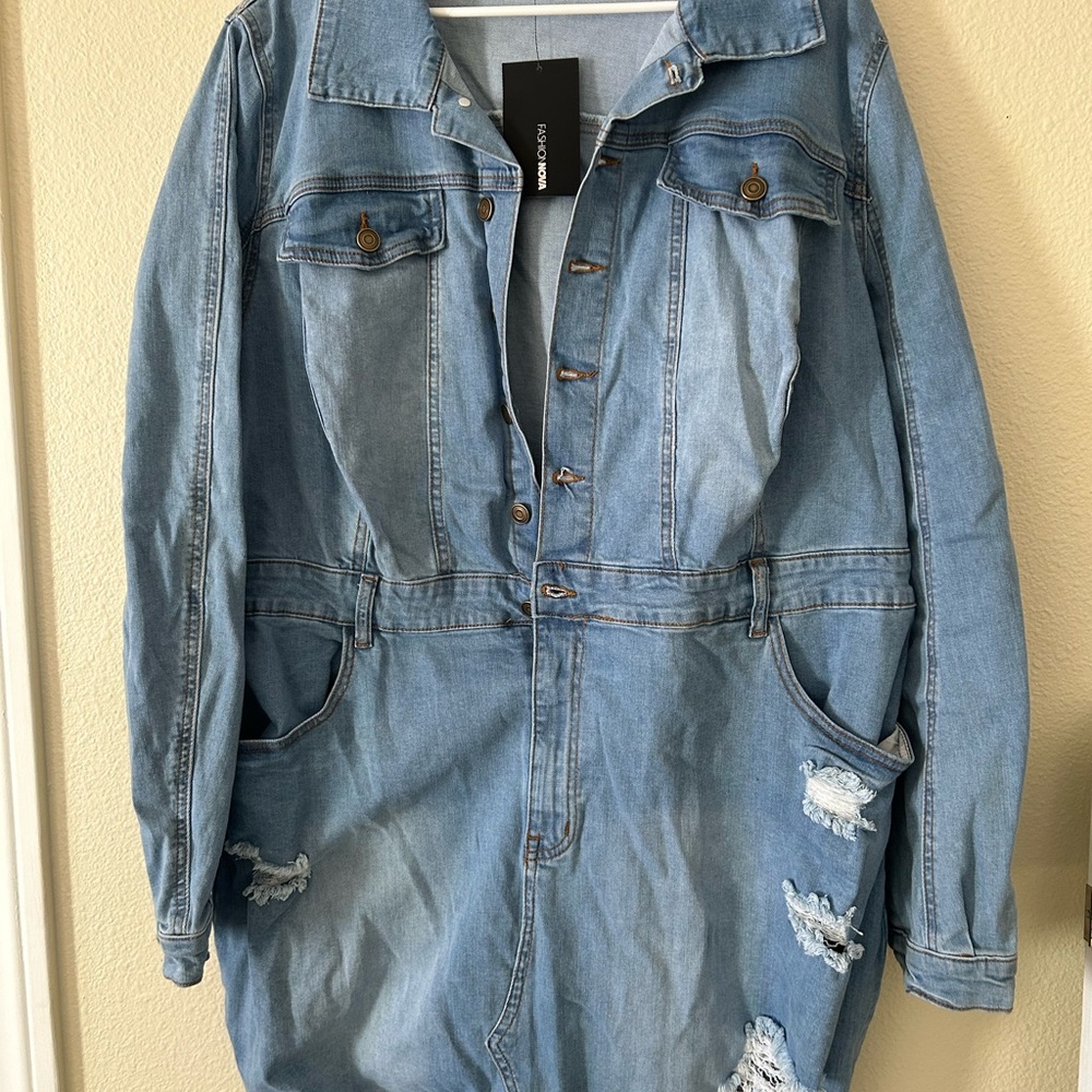 Denim dress